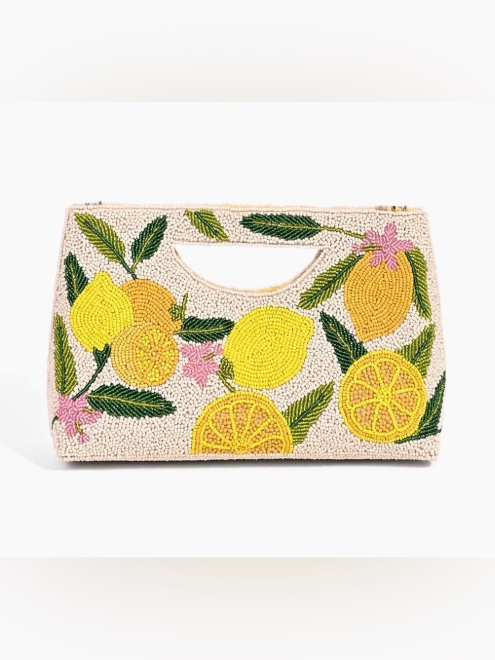 Beaded Make Lemonade Clutch